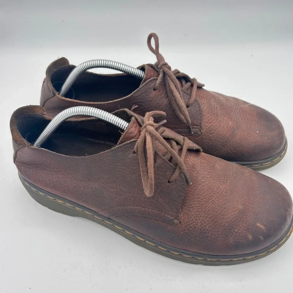 Dr. Martens Elsfield Lace Up Shoes Mens 11 Brown Leather Derby Oxford Gorpcore